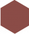 Метлахская плитка шестигранник Zahna 100/115x11 мм №304 красный