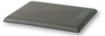 Клинкерный колпак на столб забора Brickhoff прямоугольный, матовый антрацит