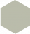 Метлахская плитка шестигранник Zahna 100/115x11 мм №18 мятный
