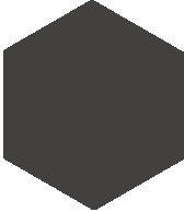 Метлахская плитка шестигранник Zahna 100/115x18 мм №02 черный