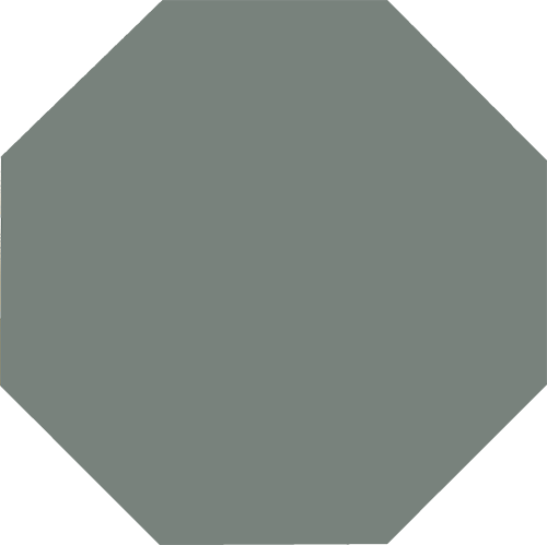 Метлахская плитка восьмигранник Zahna 300x300x11 мм №07 зеленый