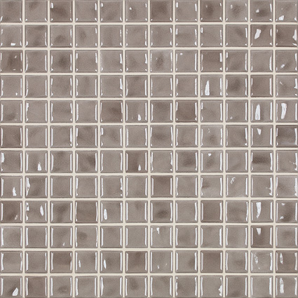 Керамическая мозаика Jasba Amano 24x24x6,5 мм, цвет taupe brillant