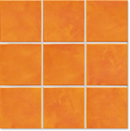 Керамическая мозаика Jasba Lavita 102x102x6,5 мм, цвет sunny-orange