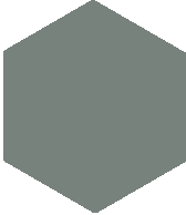 Кислотоупорная плитка шестигранник Zahna 100/115x11 мм №07 зеленый Eben R9