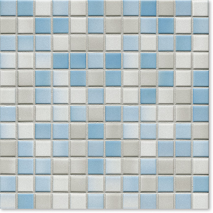 Керамическая мозаика Jasba Lavita Secura 24x24x6,5 мм, цвет cloudy-blue