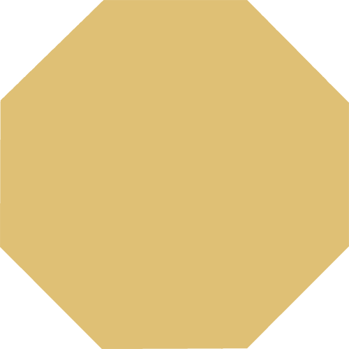Метлахская плитка восьмигранник Zahna 300x300x11 мм №03 желтый