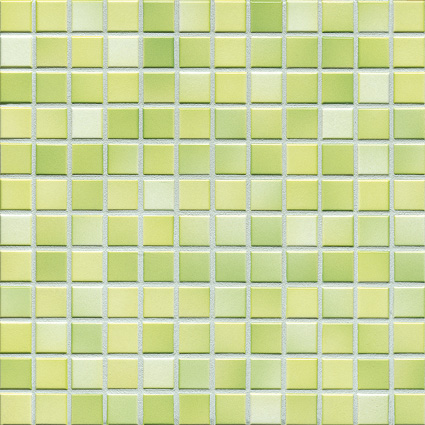 Керамическая мозаика Agrob Buchtal Fresh 24x24x6,5 мм, цвет lime green-mix