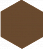 Кислотоупорная плитка шестигранник Zahna 100/115x11 мм №08 коричневый Jura R11/B