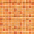 Керамическая мозаика Agrob Buchtal Fresh 24x24x6,5 мм, цвет sunset orange-mix R10/B