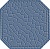 Метлахская плитка восьмигранник Zahna 150x150x11 мм №09 синий Netz