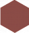 Метлахская плитка шестигранник Zahna 170/196x11 мм №304 красный