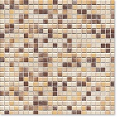 Керамическая мозаика Agrob Buchtal Kauri 12x12x6,5 мм, цвет sand beige-mix glossy