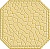 Метлахская плитка восьмигранник Zahna 150x150x11 мм №03 желтый Netz