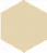 Метлахская плитка шестигранник Zahna 170/196x11 мм №01 кремовый