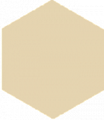 Метлахская плитка шестигранник Zahna 150/173x11 мм №01 кремовый