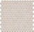 Керамическая мозаика Agrob Buchtal Loop 22,3x6,5 мм, цвет light ivory glossy
