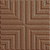Метлахская плитка Zahna 150x150x11 мм №08 коричневый Classic