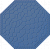 Метлахская плитка восьмигранник Zahna 170x170x11 мм №09 синий Netz