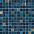 Керамическая мозаика Agrob Buchtal Fresh 24x24x6,5 мм, цвет midnight blue-mix metallic