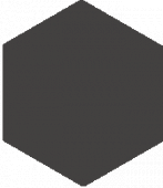 Метлахская плитка шестигранник Zahna 150/173x11 мм №02 черный