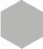 Метлахская плитка шестигранник Zahna 150/173x11 мм №19 голубой