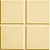 Метлахская плитка Zahna 150x150x11 мм №03 желтый Karo