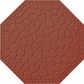 Метлахская плитка восьмигранник Zahna 170x170x11 мм №304 красный Netz