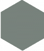 Метлахская плитка шестигранник Zahna 100/115x11 мм №07 зеленый