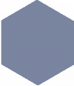 Метлахская плитка шестигранник Zahna 150/173x11 мм №09 синий